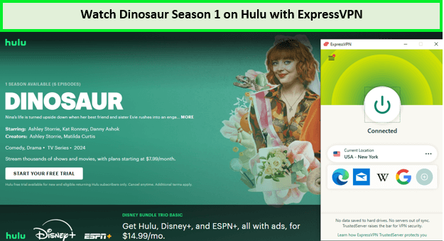 Watch-Dinosaur-Season-1-outside-USA-on-Hulu-with-ExpressVPN