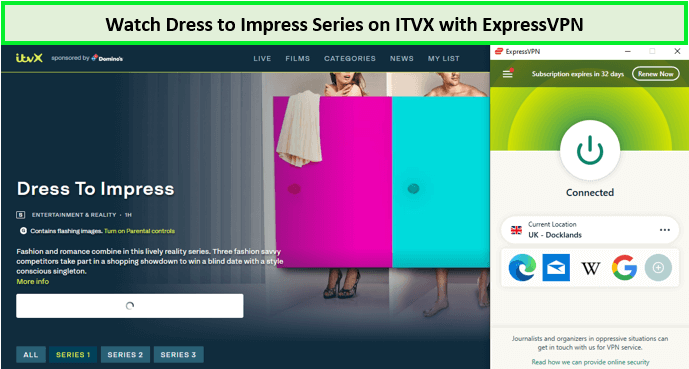 Watch Dress to Impress Series in Australia on ITVX