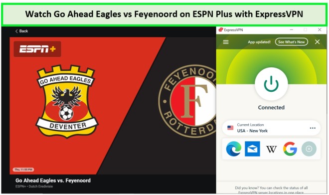 Watch-Go-Ahead-Eagles-vs-Feyenoord-in-India -on-ESPN-Plus-with-ExpressVPN