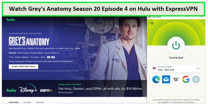 Watch-Greys-Anatomy-Season-20-Episode-4-outside USA-on-Hulu-with-ExpressVPN