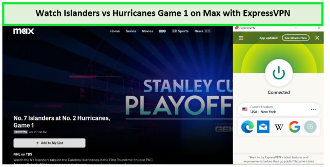 Watch-Islanders-vs-Hurricanes-Game-1-in-New Zealand-on-Max-with-ExpressVPN