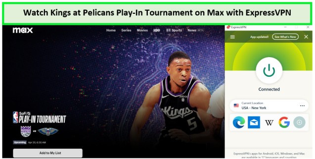 Watch-Kings-at-Pelicans-Play-In-Tournament-in-India-on-Max-with-ExpressVPN