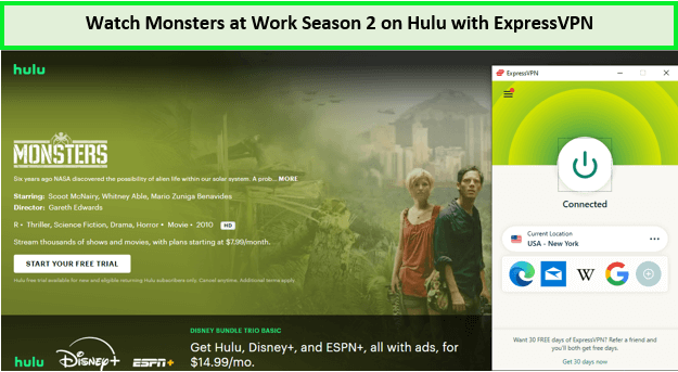 Watch-Monsters-at-Work-Season-2-in-South Korea-on-Hulu-with-ExpressVPN