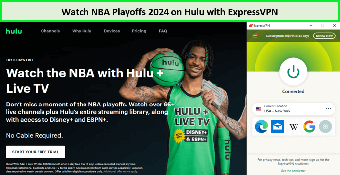 Watch-NBA-Playoffs-2024-outside-USA-on-Hulu-with-ExpressVPN
