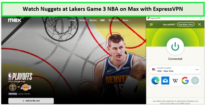 Watch-Nuggets-at-Lakers-Game-3-NBA-Outside-US-on-Max-with-ExpressVPN