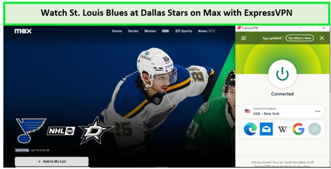 Watch-St.-Louis-Blues-at-Dallas-Stars-in-South Korea-on-Max-with-ExpressVPN