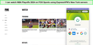 Watch NBA Playoffs 2024 outside USA on FOX Sports with ExpressVPN!