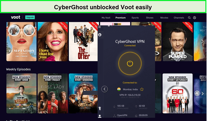 cyberghost-unblocked-voot-in-India