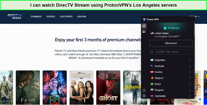 protonvpn-unblocked-directv-stream-in-Canada