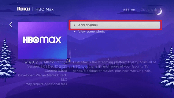 hbo-max-on-roku-step-2-in-Italy