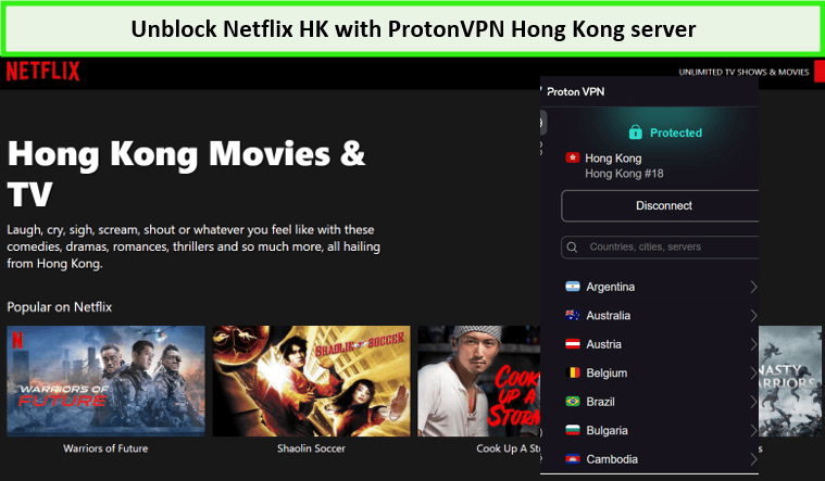 unblock-netflix-with-protonvpn-in-Hong Kong