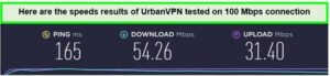 UrbanVPN-speed-test-in-Australia