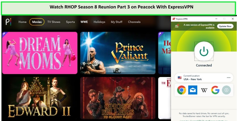 unblock-RHOP-Season-8-Reunion-Part-3-in-France-on-peacock-with-expressvpn
