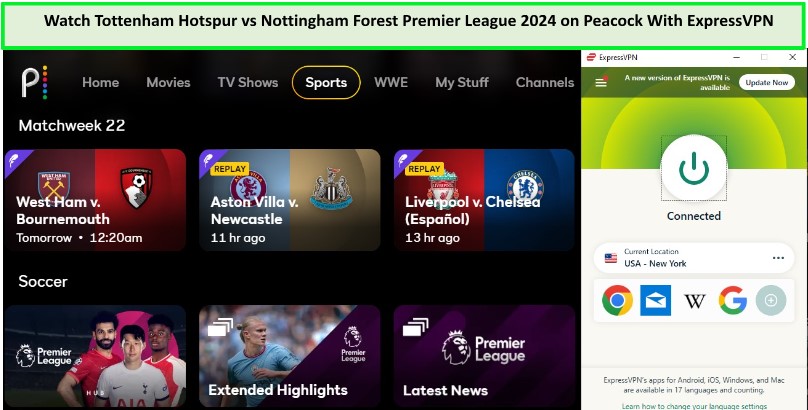 Watch-Tottenham-Hotspur-vs-Nottingham-Forest-Premier-League-2024-in-Hong Kong-on-Peacock-with-ExpressVPN