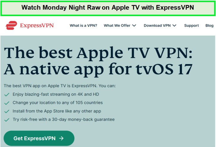 watch-monday-night-raw-on-apple-tv-outside-USA-with-expressvpn