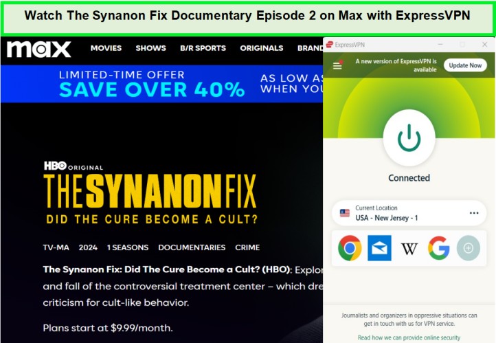 watch-the-synanon-fix-documentary-episode-2-in-South Korea-on-max-with-expressvpn