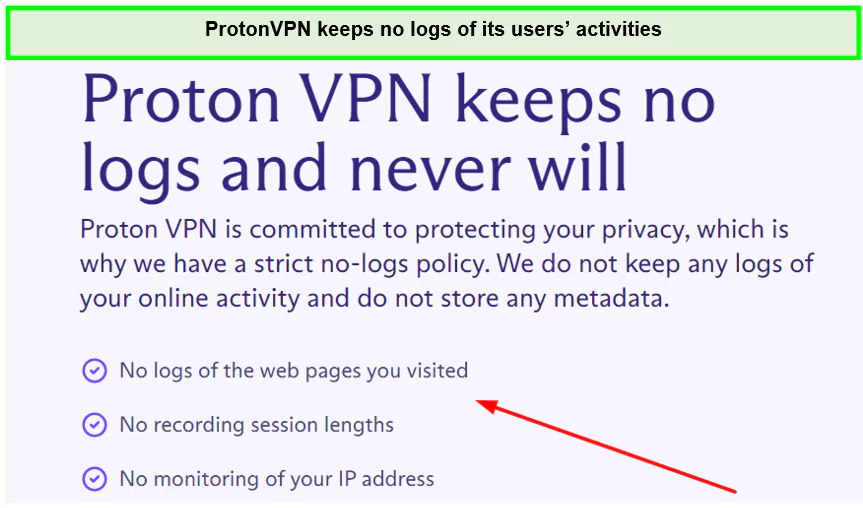 proton-no-logs-policy